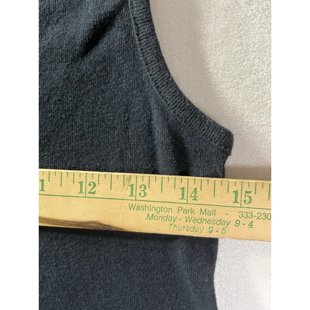 Vintage Fruit of the Loom Black Tank Top Made In USA - Picture 4 of 5